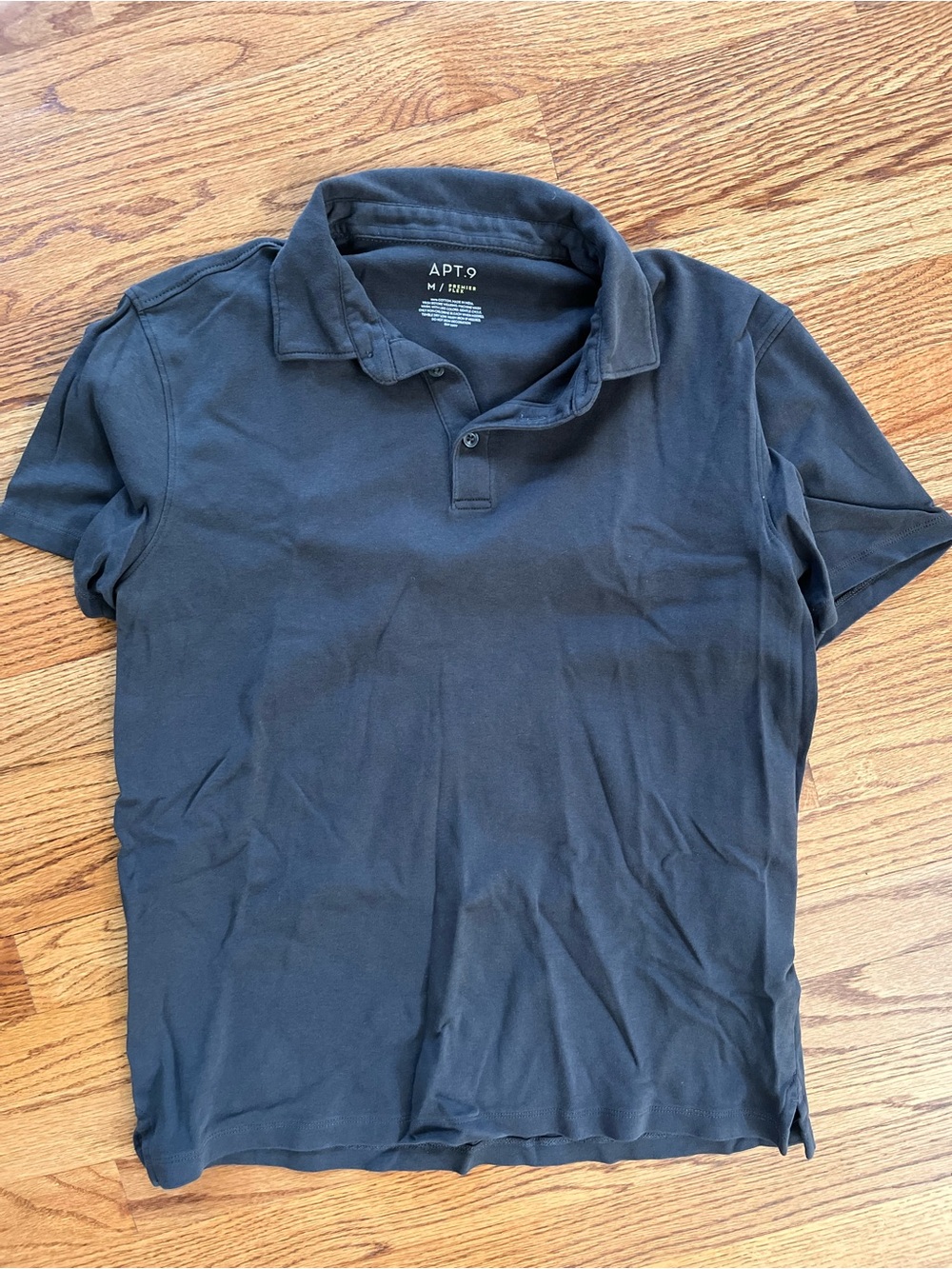 Apt. 9 Men's Black Short-Sleeve Polo